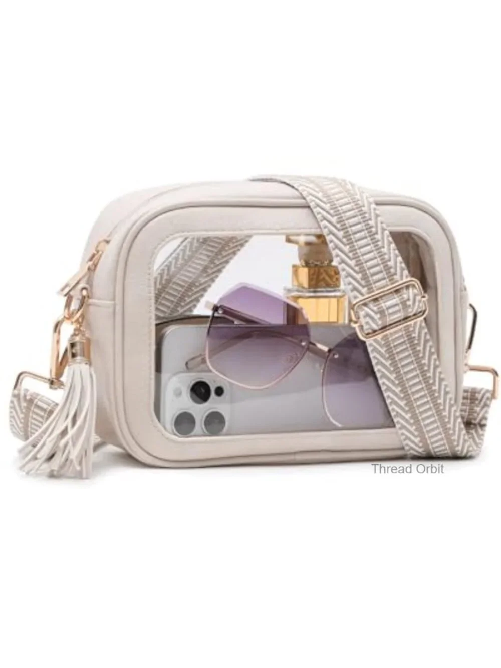 Clear Crossbody Purse Stadium Approved PVC Waterproof Bag